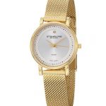 Stuhrling Original Women's Lady Casatorra Elite Diamond Swiss Quartz Bracelet Bracelet Watch - Gold